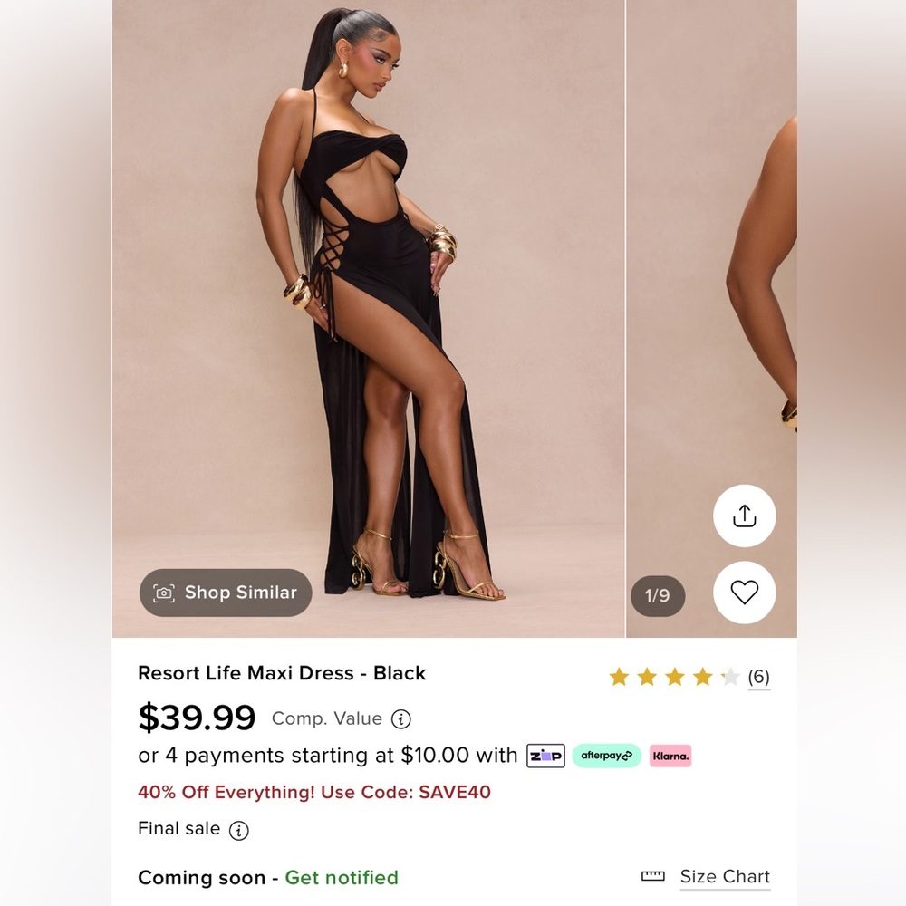 Resort life maxi dress fashion nova